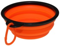 SILIKÓNOVÁ SKLADACIA CESTOVNÁ MISKA PRE PSOV, 13 cm