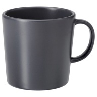 IKEA DINERA Hrnček 300 ml TMAVO SIVÁ