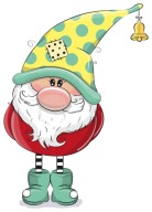 NÁLEPKA NA OKNO Trpaslík Gnome gnome