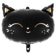 Fóliový balón CAT KOTEK čierny 48 cm na HEL