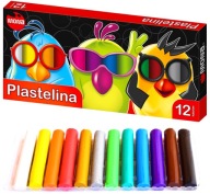 Mäkká nelepivá plastelína 12 farieb Mona
