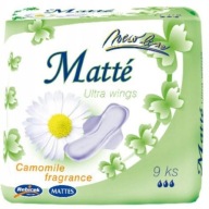 MATTES Ultra Wings Camomile hygienické vložky, 9 ks.