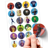24 NÁLEPEK NEYMAR JR SUPER KVALITA