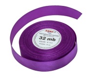 Fialová saténová stuha 12mm 32m 8123
