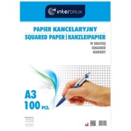Kancelársky papier s mriežkou A3/100