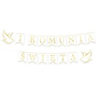 COMMUNION GARLAND bannerová dekorácia pre SPOJENIE