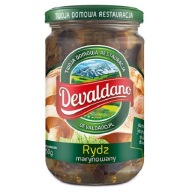 Riga nakladané prírodné lesné huby 280g Devaldano dary las PREMIUM