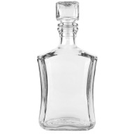 ATENA sklenená karafa 0,5 l s korkom na whisky, víno, tinktúra, voda, džús 500 ml