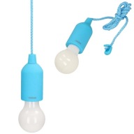 1W LED nočné svetlo na šnúrke, kempingový stan, na batérie, tyrkysové