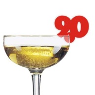 Dekorácia 90. NARODENINY na okuliare, 10 ks