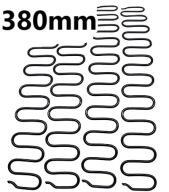 Vlnová pružina ZIG-ZAG A 380mm 1ks rohová pohovka na posteľ 38 cm typ A