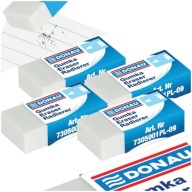 GUMA NA ZMAZANIE UNIVERZÁLNA BIELA ​​41x21x11 mm DONAU - 4 kusy