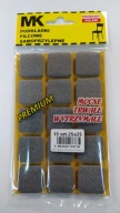 Šedé štvorcové plstené podložky 25x25mm