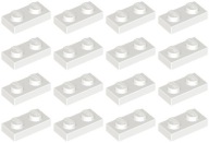 LEGO PLATE 3023 1x2 biela NOVINKA (6g) 16 ks.