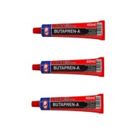 3 x Obuvnícke lepidlo BUTAPREN A 40 ml KOŽENÁ GUMOVÁ PLsť