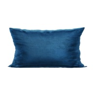 Dekoračná obliečka na vankúš 30x50 cm, námornícka modrá VELVET