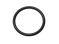 Kovový kožený prsteň 40 / 4 mm čierny 10 ks