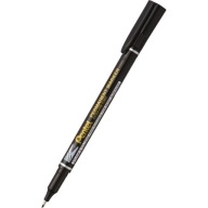 PENTEL NF450 tenký permanentný popisovač, čierny
