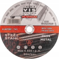 INTER-VIS KOVOVÉ REZNÉ KOTOUČE 230X2,0 INOX OCEL