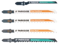 PARKSIDE Sada 5x pílových listov do priamočiarej píly Wood