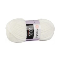 100g YarnArt Dolce cream polyesterová priadza 745