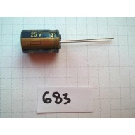 Elektrolytový kondenzátor 390uF 25V 10X16 105C FC ​​​​x5