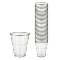 Bezfarebné PP poháre na pivo 400 ml - 50 ks.