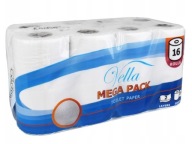 Vella TOALETNÝ PAPIER 2w BIELY 16 VALCOV POĽSKÝ VÝROBOK - DOBRÁ KVALITA