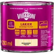 VIDARON ČISTÝ LAK NA DREVO EXTERIÉR 0,2L