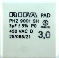 Evox RIFA 3uF 5% 450V AC 1 ks