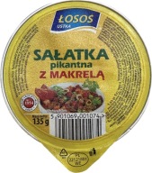 PIKANTNÝ RYBOVÝ ŠALÁT S MAKERELOM 135 G LOSOS USTKA