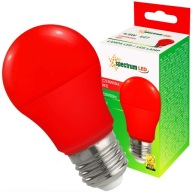 LED dekoratívna girlanda červená žiarovka, dekoratívny svetelný zdroj E27, 4,9W
