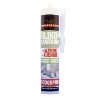 SANITÁRNY silikón, transparentný, BEZFAREBNÝ, do kúpeľne STRONG Stinger 280 ml