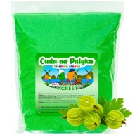 Farebný cukor do stroja na cukrovú vatu, ochutený egreš 1 kg