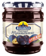 Mühlhäuser Thüringer slivkový lekvár 450 g s DE