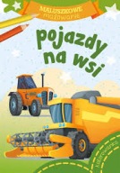 Maľovanie batoliat Vozidlá na vidieku Omaľovánka