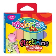 Colorino plastelína 6 farieb Žiarivá v tme 42680