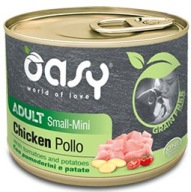 Oasy | Bez obilnín | Dospelý S/Mini - kura 200 g