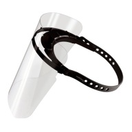 Maska OCHRANNÝ VISOR tvárový štít čierny