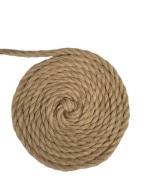 JUTOVÉ LANO, točené plachtárske lano, 10 mm, 1 meter