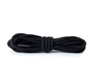 BAVLNENÉ OBUV 100 CM ČIERNA okrúhle