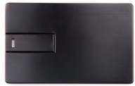 Kovová karta Pendrive 2 GB čierna + gravírovanie
