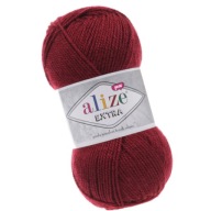 Extra priadza - 57 Burgundy Alize Nové!!