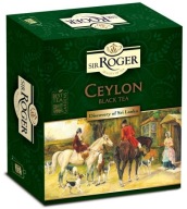 SIR ROGER čierny CEYLON expresný čaj 100 ks vrecúšok 200g Srí Lanka