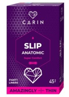 Hygienické vložky CARIN Purple SLIP ANATOMIC, 45 kusov