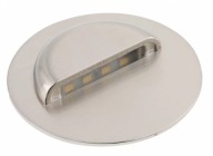 ESCADA OA LED schodiskové svietidlo okrúhle, priehľadné