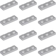 LEGO tanier 1x3 svetlosivá LBG 4211429 3623 - 12ks