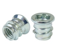 10x nástrčná skrutka M8 x 13 mm, dvojzávitová, skrutkovacia, drážkovaná skrutka do dreva