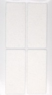 STAROSTLIVOSŤ O PODLAHU samolepiace plsti 40 x 90 mm BIELA