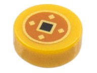 LEGO ELEMENT čínska minca 98138pb267 - NOVINKA